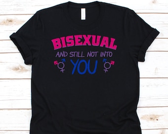 Camisa bissexual e ainda não gosto de você, camisa lésbica, camisa LGBT, orgulho bissexual, camisa do orgulho bi, camisa do orgulho bissexual
