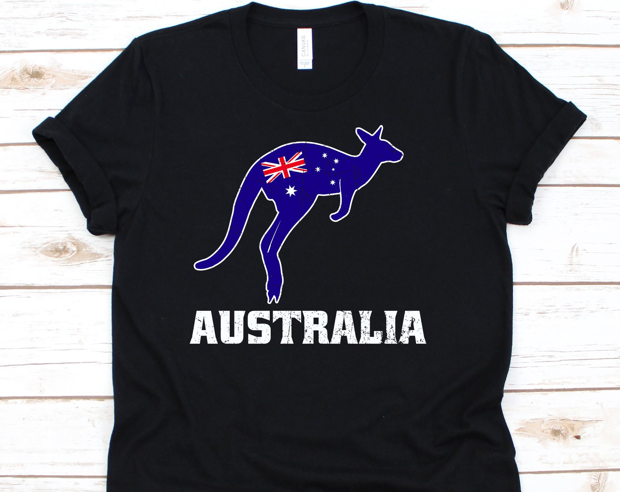 Discover Australische Känguru T-Shirt