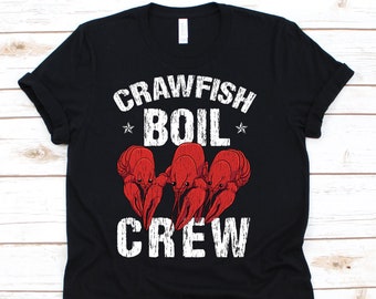 Langoesten kook crew shirt, Cajun shirt, langoesten, langoesten kook, Mudbags, crabbing, langoesten partij, langoesten eten