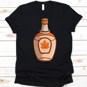 Ahorn Sirup Flasche Shirt, Xylem Sap Design, Zucker Ahorn Shirt, Roter Ahorn, Schwarz Ahorn Bäume, Ahorn Honig Liebhaber, Ahorn Molasses Grafik