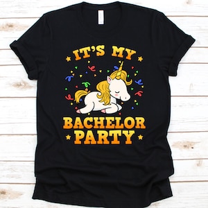 Het is mijn Bachelor Party, Unicorn shirt, Bachelor Party shirt, vrijgezellenfeest, Bachelor Party gift, Stag Night, huwelijksgeschenk