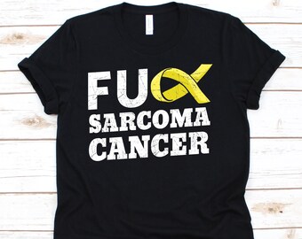 Fuck Sarcoom Kanker Shirt, Awareness Gift Voor Sarcoom Warrior Fighter Overlevende, Zeldzame kankerziekte Bewustzijn Tshirt voor mannen en vrouwen