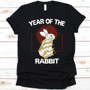 Année De La Chemise Lapin, Mignon Lapin Design, Graphique Lapin D’Eau, Nouvel An Chinois, Zodiaque Chinois, Nouvel An Lunaire, Année Du Lapin D’Eau