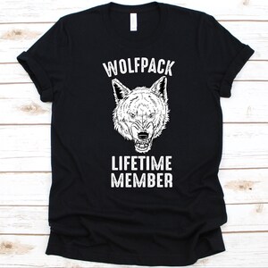 Wolfpack Lifetime Member Shirt, Canis Lupus, Large Canine Shirt, Wolf Hunter Shirt, Wolf Gift, Family Canidae, Wolfpack T-Shirt, Wolves Tee