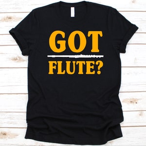 Got Flute Shirt, Musician Gift, Musical Instrument, Flute Lovers Shirt, Woodwind Instrument, Flautist Shirt, Fipple Flute, Wooden Flute
