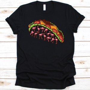 Flamingoes Taco Body Shirt, Cinco De Mayo, Mexican Holiday, Battle Of Puebla, Mexican- American Culture, Flamingo Design,  Flamingo Lover