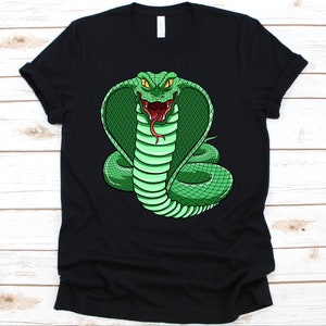 Cobra Shirt, Snake Lover Shirt For Men And Women, Snake Herpetology, Serpent Tee, Year Of The Snake, Venomous Snake, King Cobra Tee Shirt