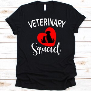 Veterinary Squad Shirt, Gift For Vet Technicians, Animal Science, Veterinarian Shirt, Veterinary Graphic, Veterinary Technician T-Shirt