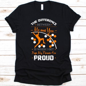 The Difference Between Me And You Shirt, Gift For Pole-Vaulter, Pole Vaulting Lovers, Pole Jumping Design, Athletics Pole Vault Graphic