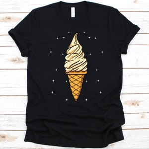 Vanille Eis Shirt, Eistüten Shirt, Eis Dessert, Soft Frozen Dessert, Eis Liebhaber T-Shirt, Aromaed Ice Cream Shirt