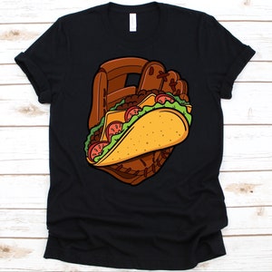 Baseball Glove Taco Shirt, Cinco De Mayo, Mexican Holiday, Battle Of Puebla, Mexican- American Culture, Baseball Design, Baseball Player