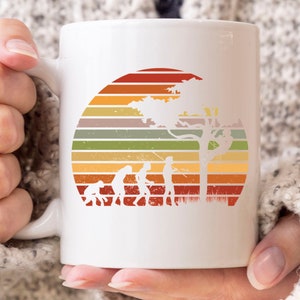 Arborist Retro Kettensäge Tasse, Baumchirurg Kaffeetasse, Geschenk für Arboriculturist, Kettensäge Tasse Design, Baumtrinzer Kaffeetasse, Arborist Tasse