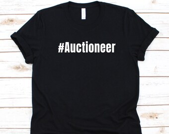 Auctioneer Shirt, Gift For Men And Women Auctioneers, Auction Lovers, Dealer Shirt, Bidding Design, Salesperson Graphic, Auction Theory