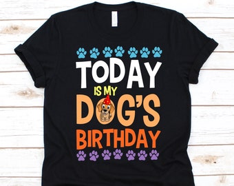 dog first birthday shirt