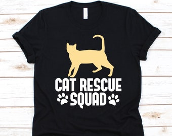Cat Rescue Squad Shirt, Animal Rescuer Gift For Men And Women, Animal Cruelty Awareness, Animal Protection Design, Animal Welfare Shirt