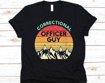 Correctional Officer Guy Retro Shirt, Prison Officers, Corrections Officer Shirt, Detention deputy, Criminal Justice Official, Prison Guard