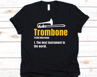 Trombone Shirt, Musician Gift, Musical Instrument, Trombone Lovers, Brass Instrument, Valve Trombone, Superbone Design, Trombonist Shirt