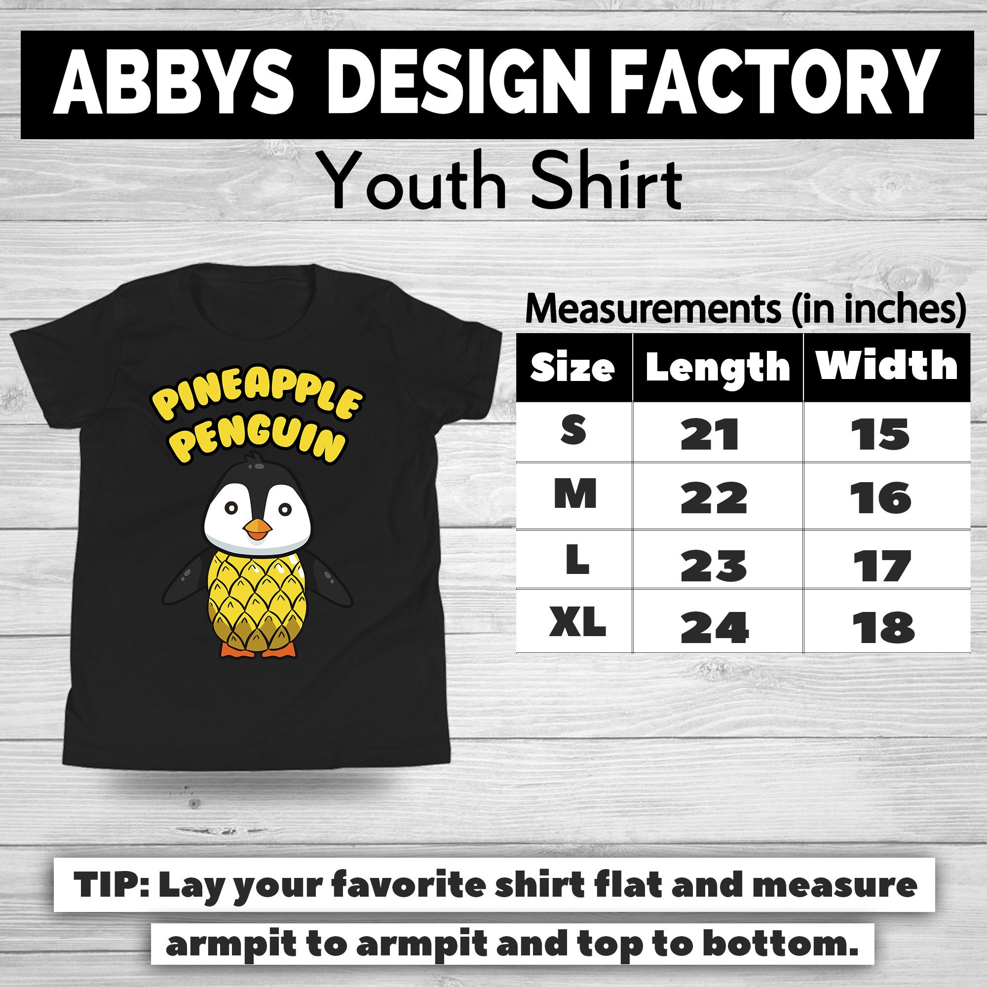 penguin pineapple shirt