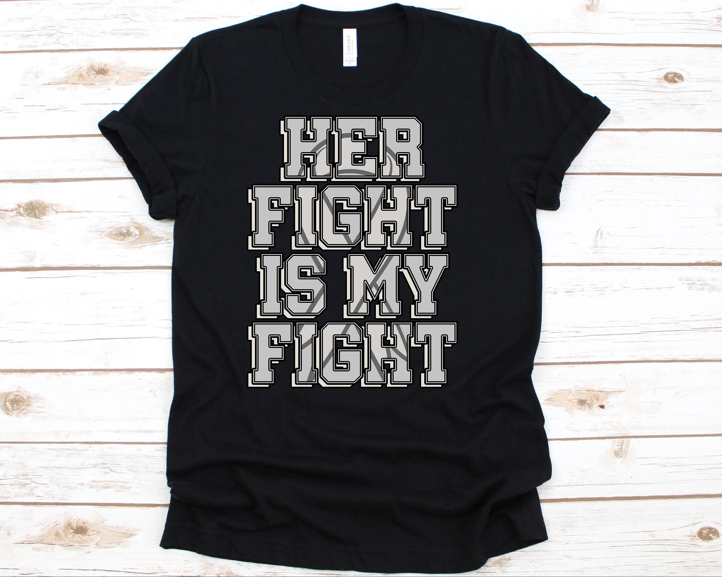 Her Fight Is My Fight Shirt, Awareness Gift For Dyslexia Teacher Therapist, Cute Dyslexia Pride Ribbon Tshirt Gift For Men And Women