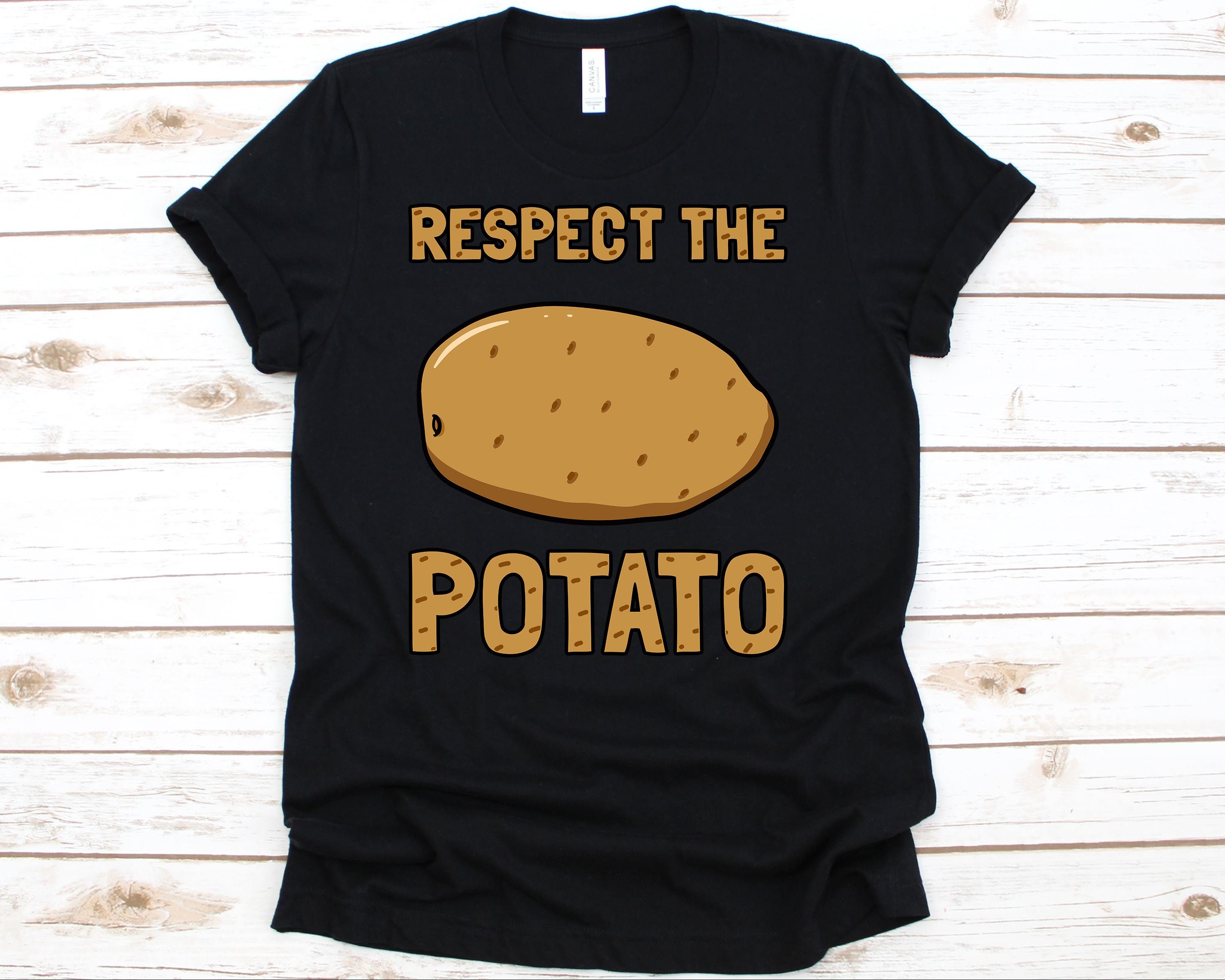 Respect the Potato Potato Shirt Funny Potato Shirt Potato - Etsy Singapore Respect the Potato Potato Shirt Funny Potato Shirt Potato - Etsy Singapore