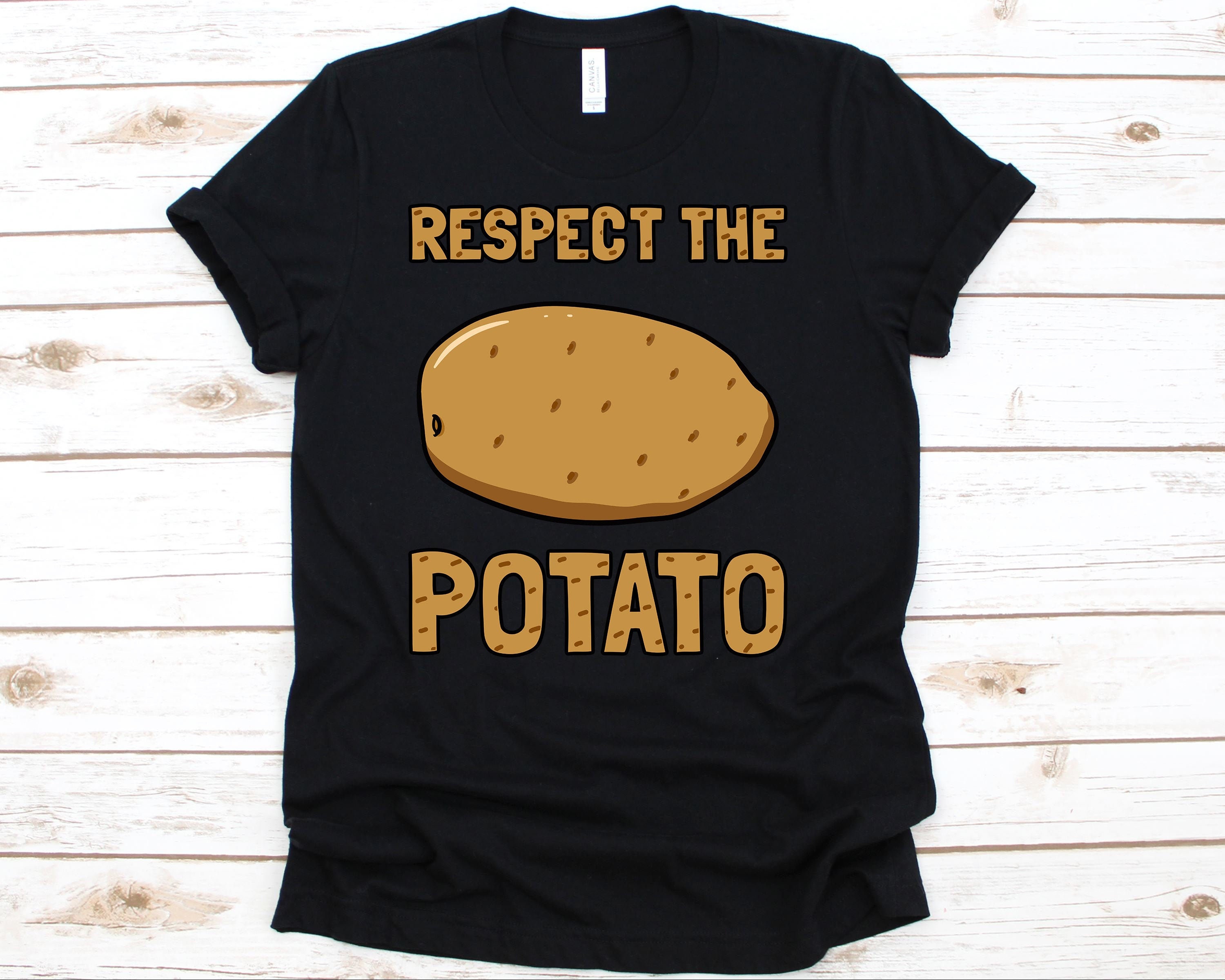 Discover Respect The Potato, Potato Shirt, Funny Potato Shirt, Potato Lover, Potato, Potato Costume, Mashed Potatoes, Fries