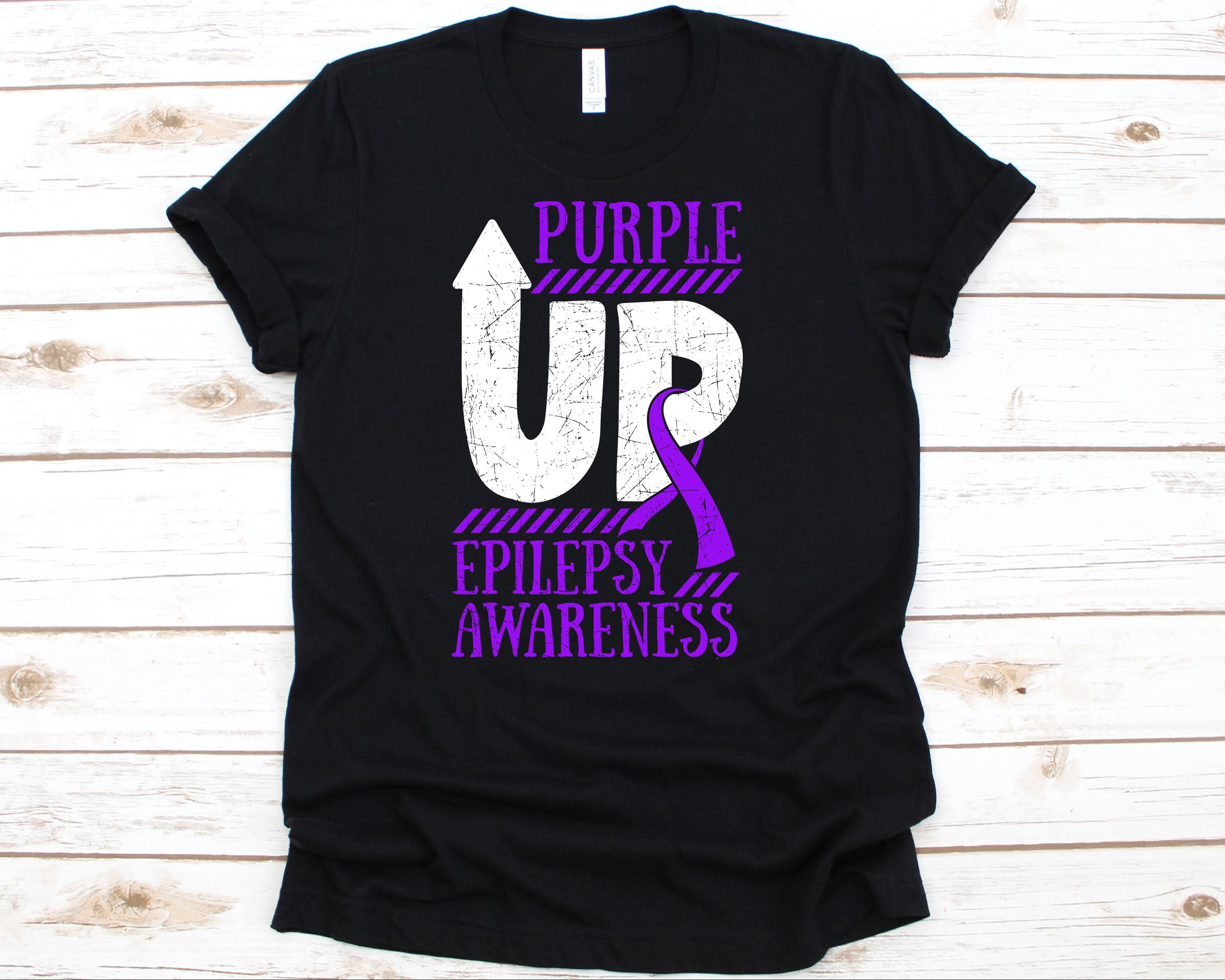 Purple up Shirt Epilepsy Awareness Month Epilepsy Support Etsy