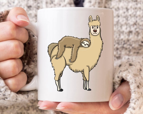 Funny Sloth Coffee Mug, Cute Sloth Gifts For Women and Men, Coffee