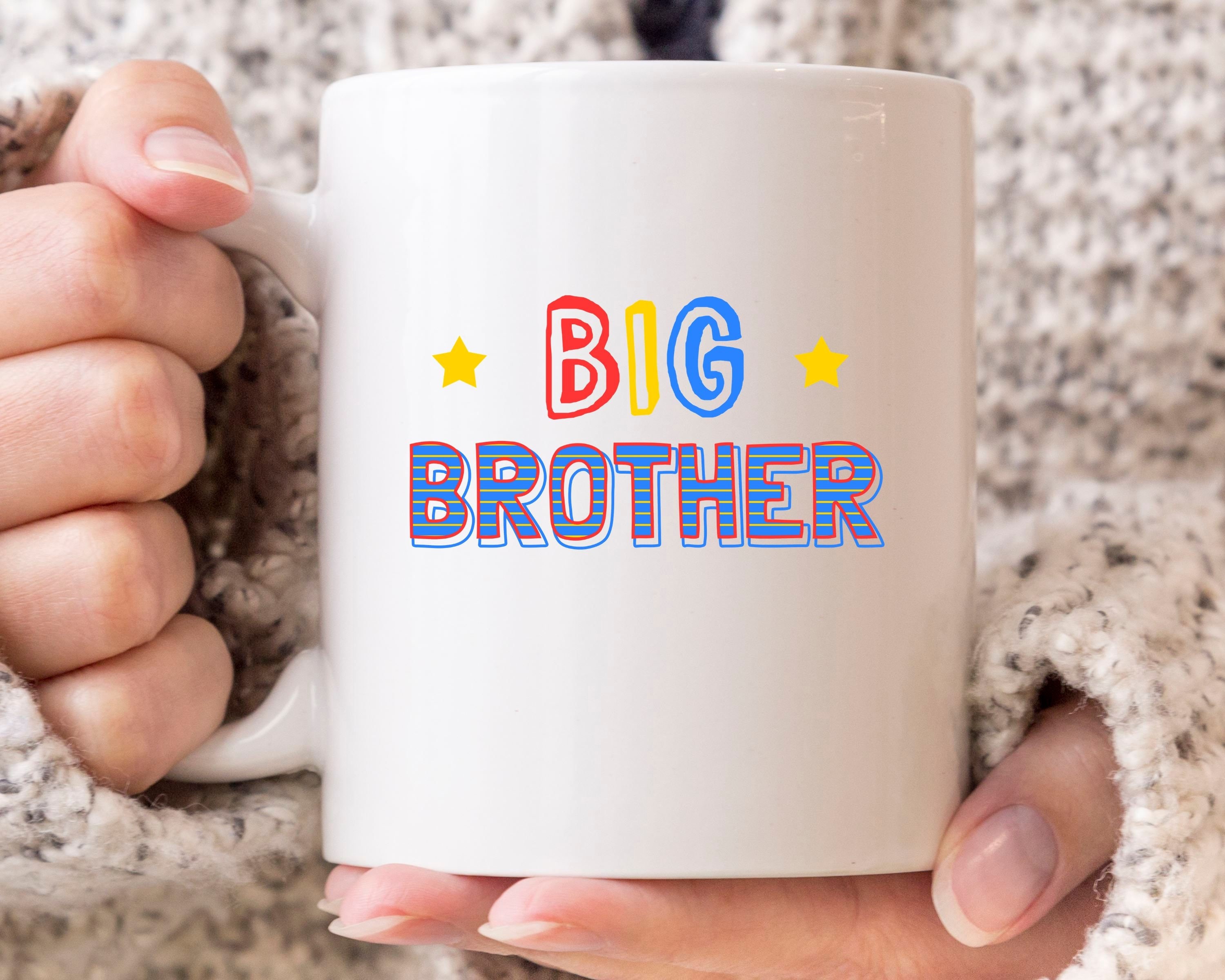 Big Brother Mug Cute Big Brother Announcement Coffee Cup For Etsy