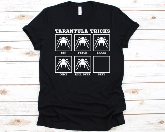 Tarantula Tricks Shirt, Gift For Tarantula Lovers, Tarantula T-Shirt, Spider, Arachnid Design, Arachnophile, Spider Web, Tarantula Graphic
