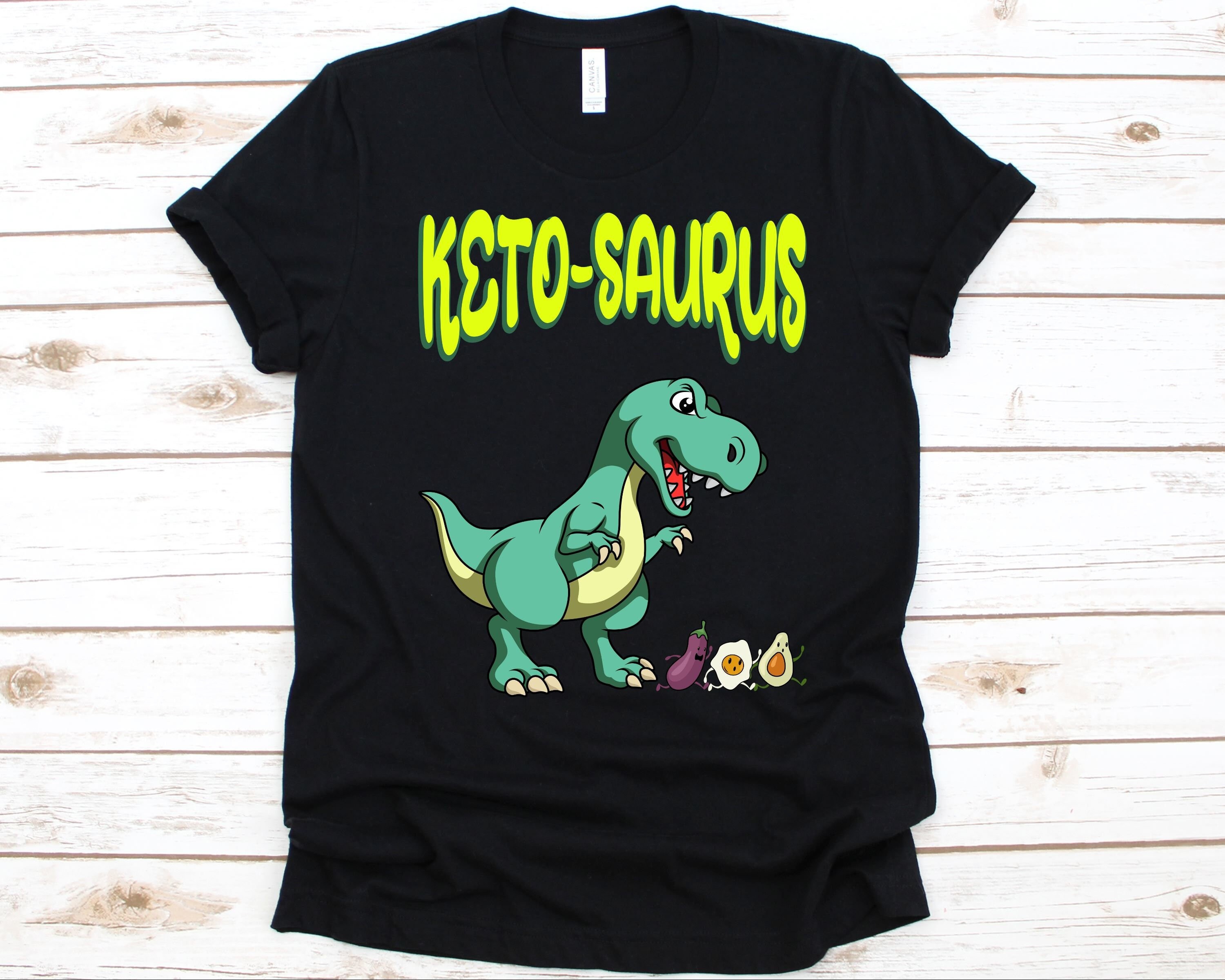 Keto Funny Ketogenic Diet Low Carb Dinosaur T-Shirt Keto Funny Ketogenic Diet Low Carb Dinosaur T-Shirt
