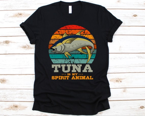 Tuna is My Spirit Animal Shirt, Gift for Fishermen, Tuna Fishing Shirt for  Men and Women, Fishing Lovers, Yellowfin Tuna Design, Tuna Fish -  UK