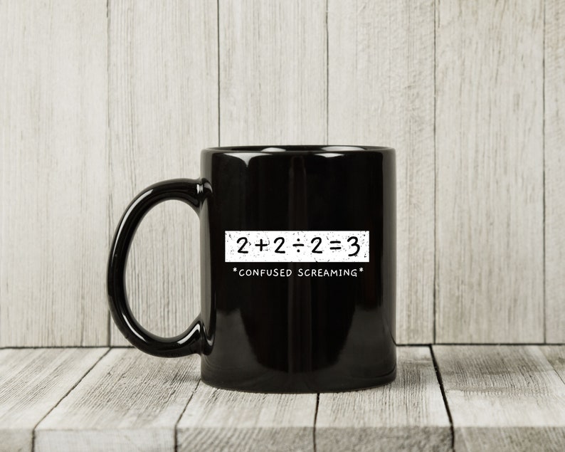 Funny Math Equation Mug, Math Coffee Cup for Mathematics Teacher ...