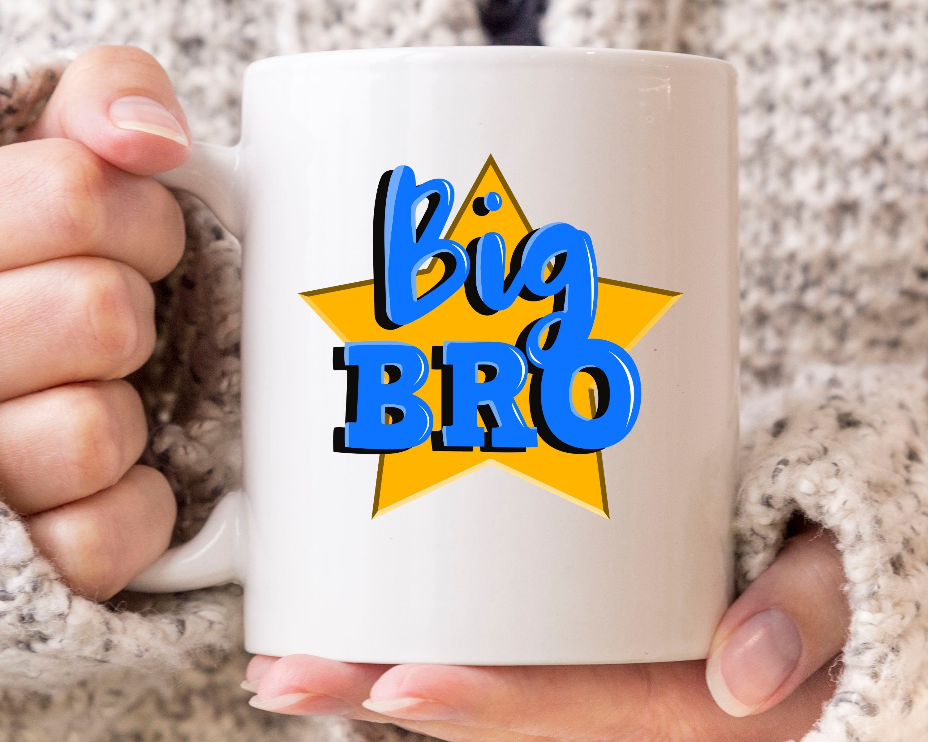 Big Bro Mug Cute Big Brother Announcement Coffee Cup For Etsy