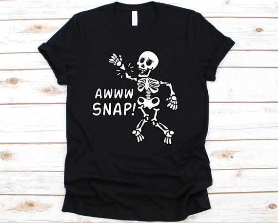 Funny Broken Arm Shirt: Awww Snap! Skeleton Broken Bone Funny Broken Arm Shirt: Awww Snap! Skeleton Broken Bone