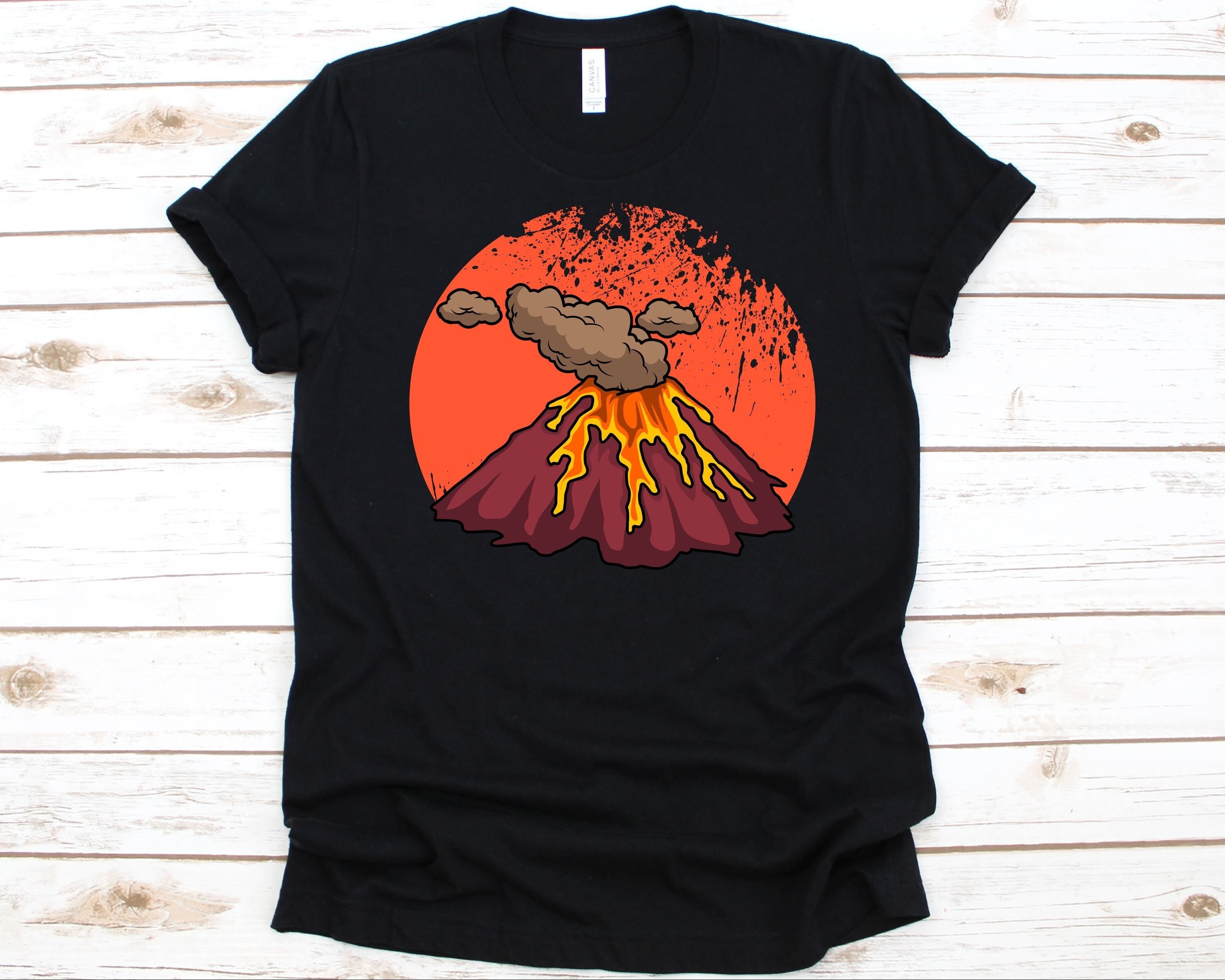 Volcan, lave, cendre, magma, géologue, volcan' T-shirt bio Enfant