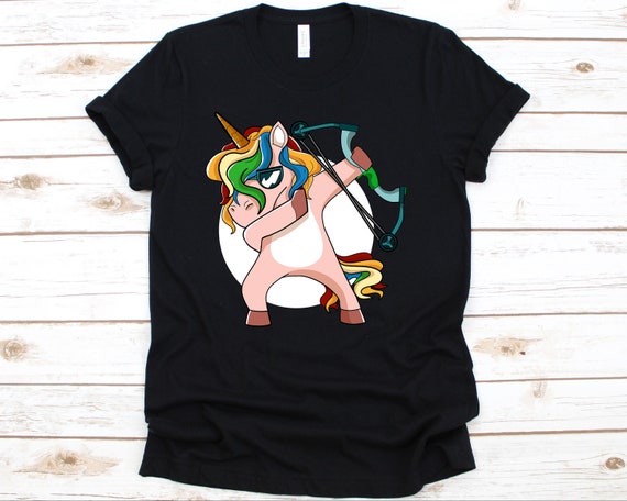 Archery Unicorn Shirt Dabbing T-Shirt Archer Girl Gift Archery Unicorn Shirt Dabbing T-Shirt Archer Girl Gift