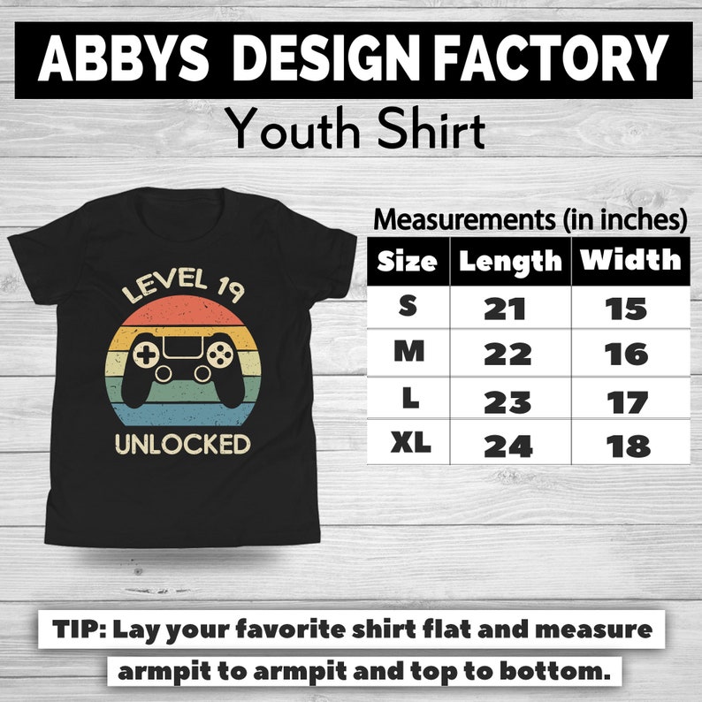Nineteenth Birthday Gamer Tshirt 19th Birthday Party For 19 years Old Level 19 Unlocked Shirt Cool 19th Birthday Gift For Him Her