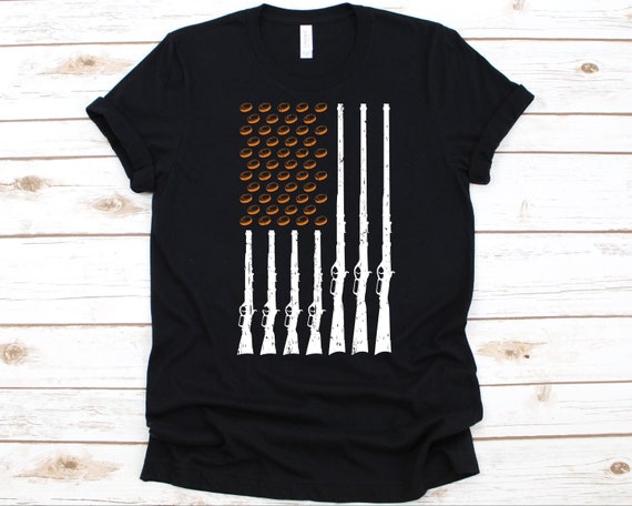 Clay Target Shooting Shirt Trap Skeet American Flag Clay Target Shooting Shirt Trap Skeet American Flag