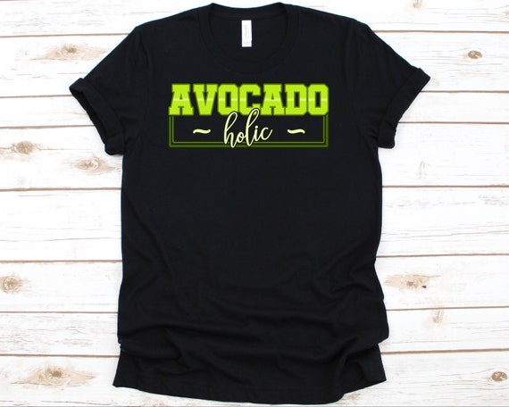 Avocadoholic Tshirt Women Funny Avocado Yoga Shirt Avocadoholic Tshirt Women Funny Avocado Yoga Shirt