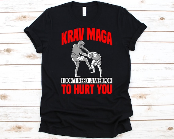 Krav Maga T-Shirt - Be A Weapon - Defence Combat Tee Krav Maga T-Shirt - Be A Weapon - Defence Combat Tee