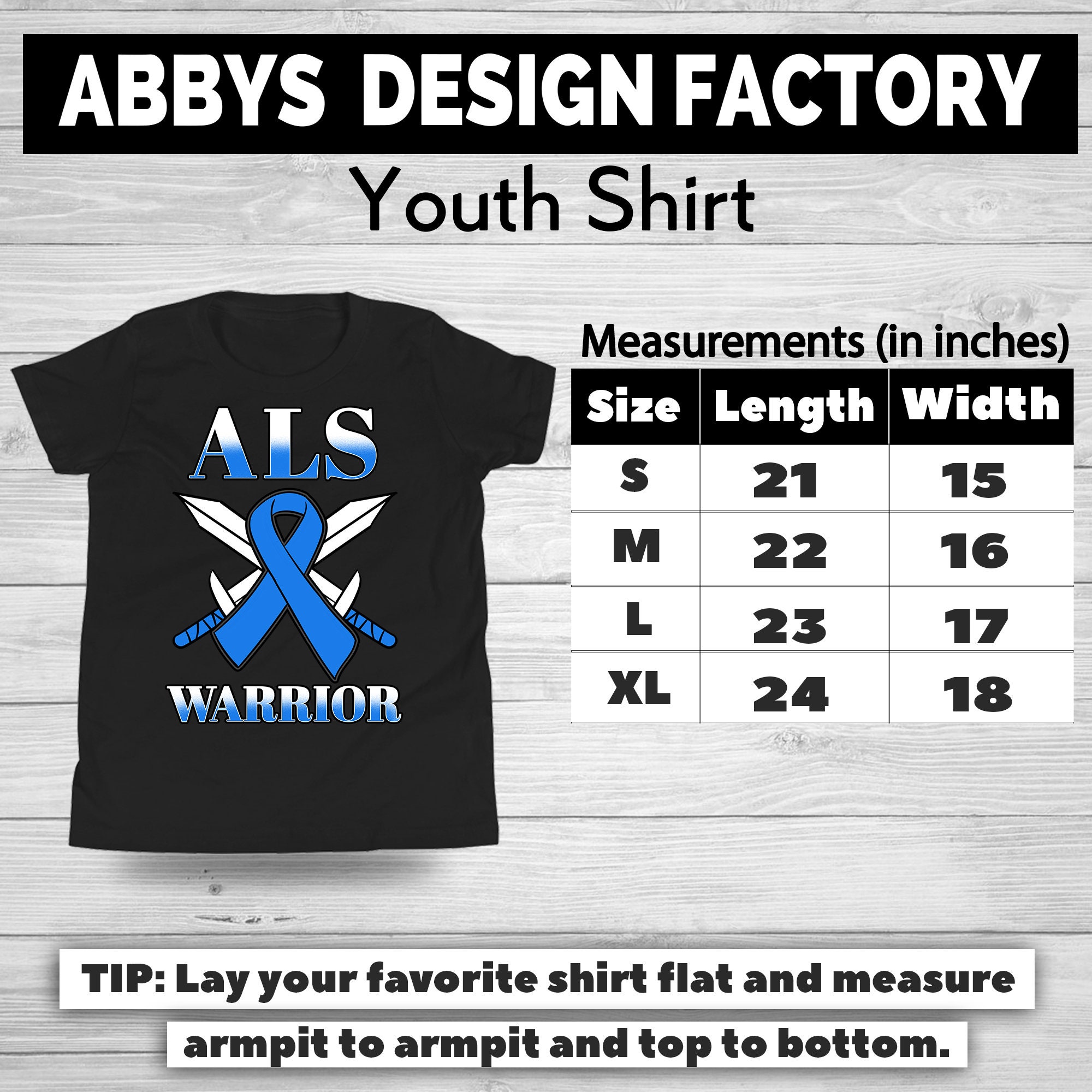 Amyotrophic Lateral Sclerosis Warrior Shirt, ALS Awareness, ALS ...