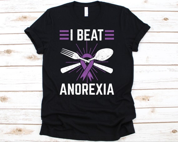 I Beat Anorexia Shirt Anorexia Disease Awareness for Anorexic - Etsy