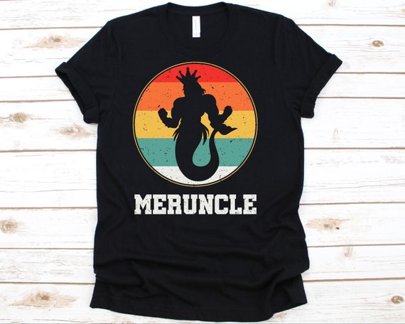 Meruncle Tshirt Uncle Of A Mermaid Birthday Tshirt Meruncle Tshirt Uncle Of A Mermaid Birthday Tshirt