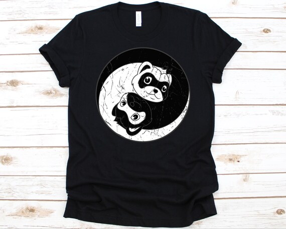 Ferret Ying Yang - Lovers T-Shirt Ferret Ying Yang - Lovers T-Shirt