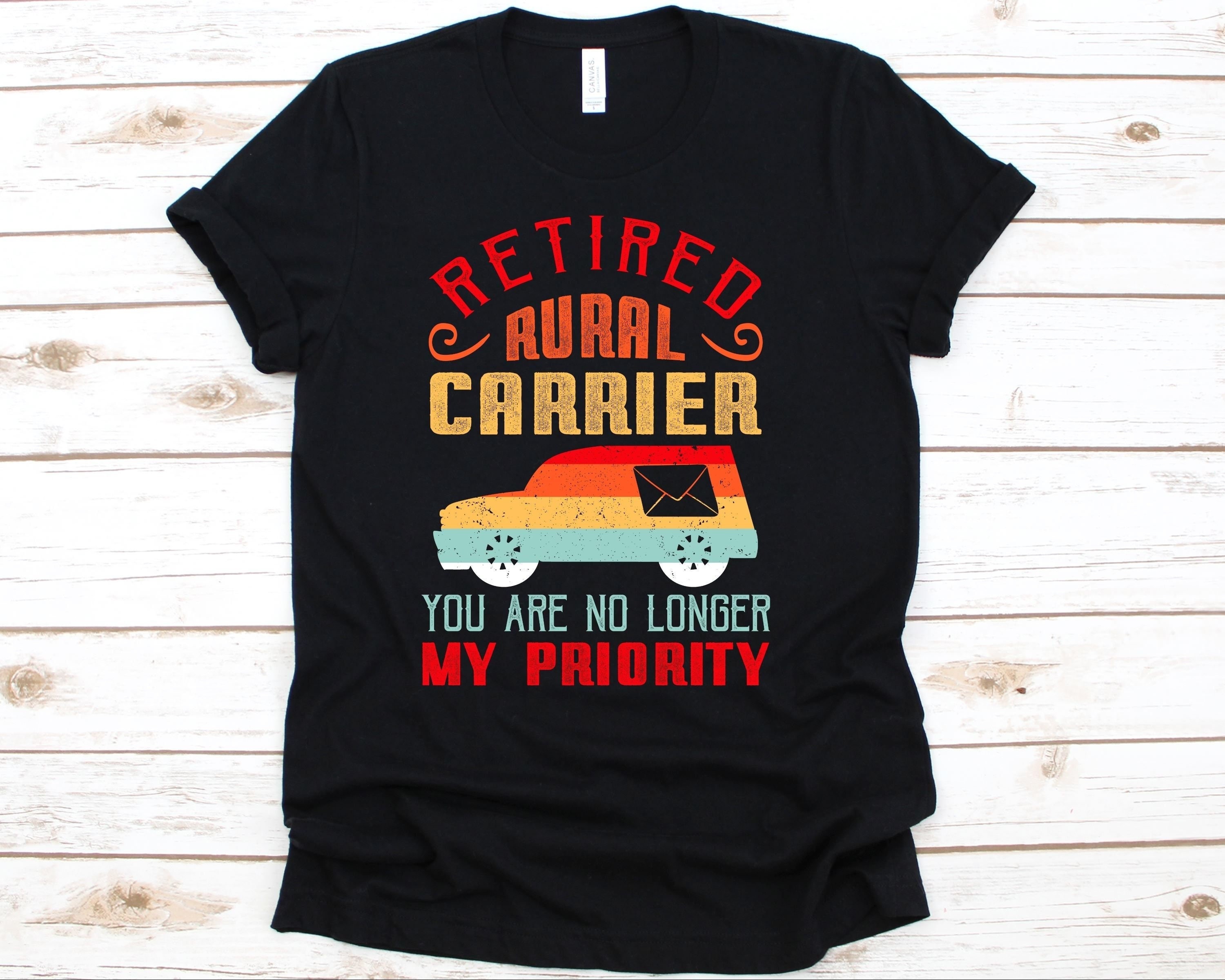 Retired Rural Carrier Shirt Postal Worker Gift for Mailman or - Etsy