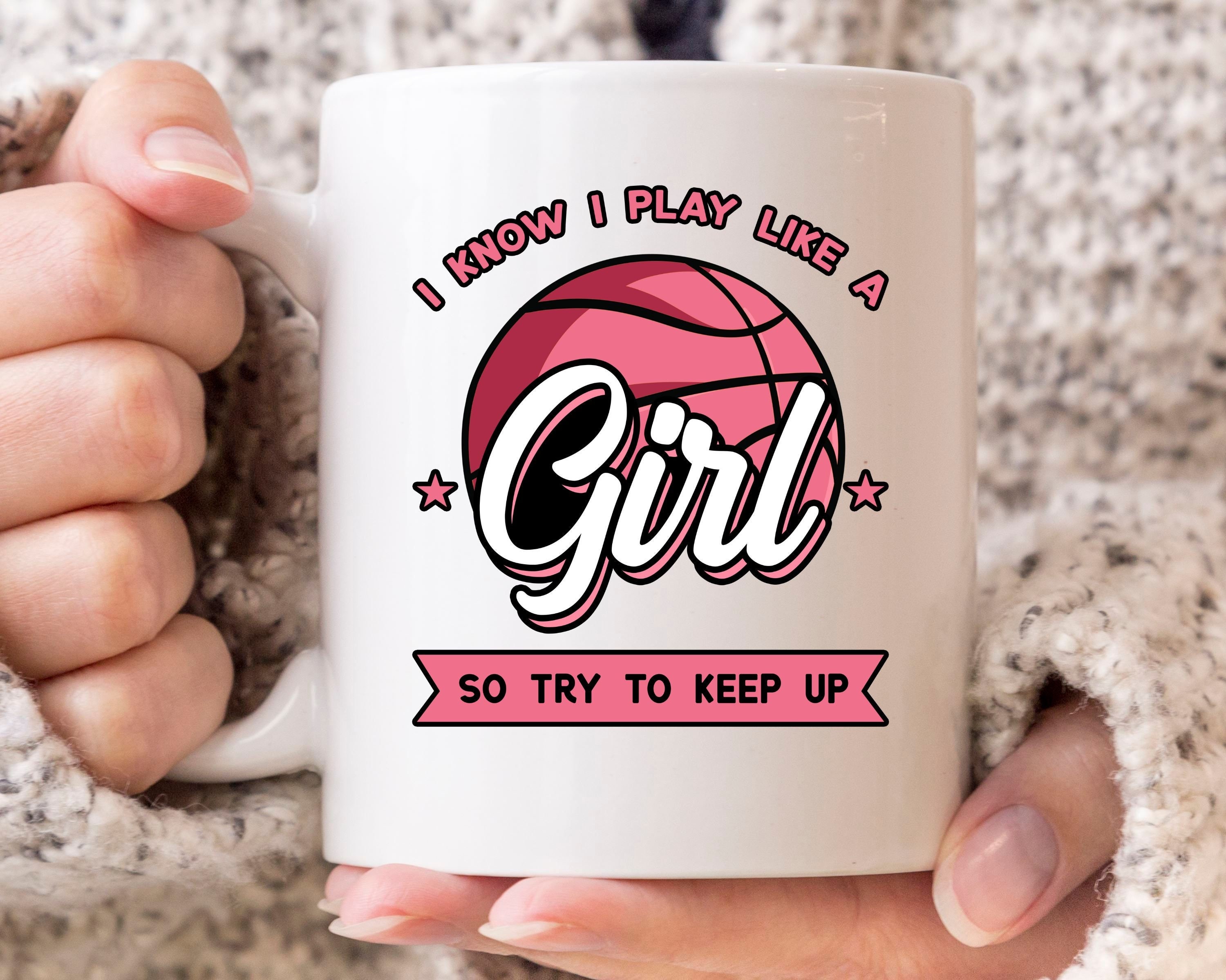 Discover I Know I Play Like A Girl Mug