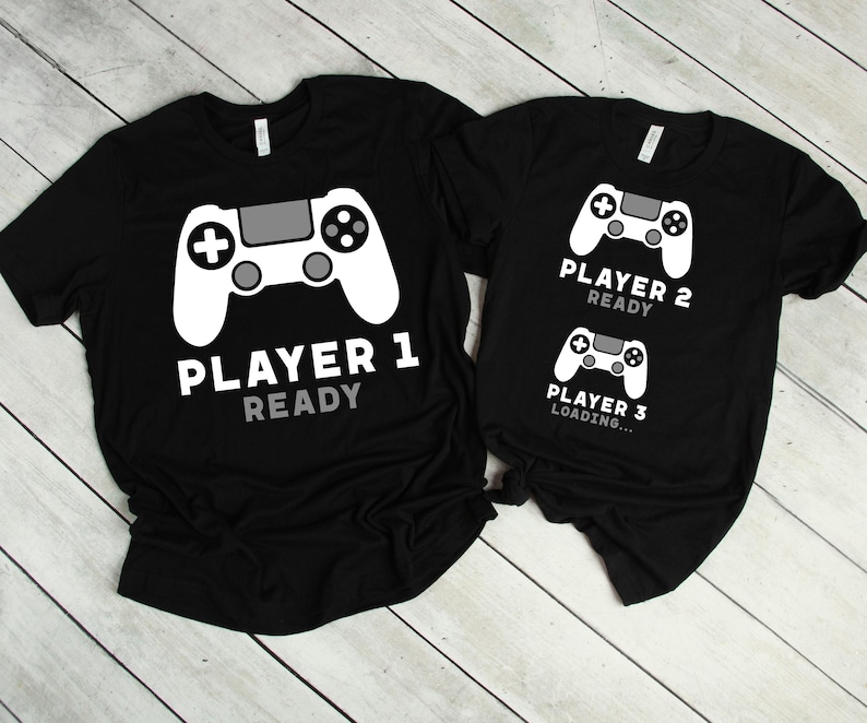 player 1 2 3 shirts