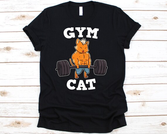 gym cat shirt