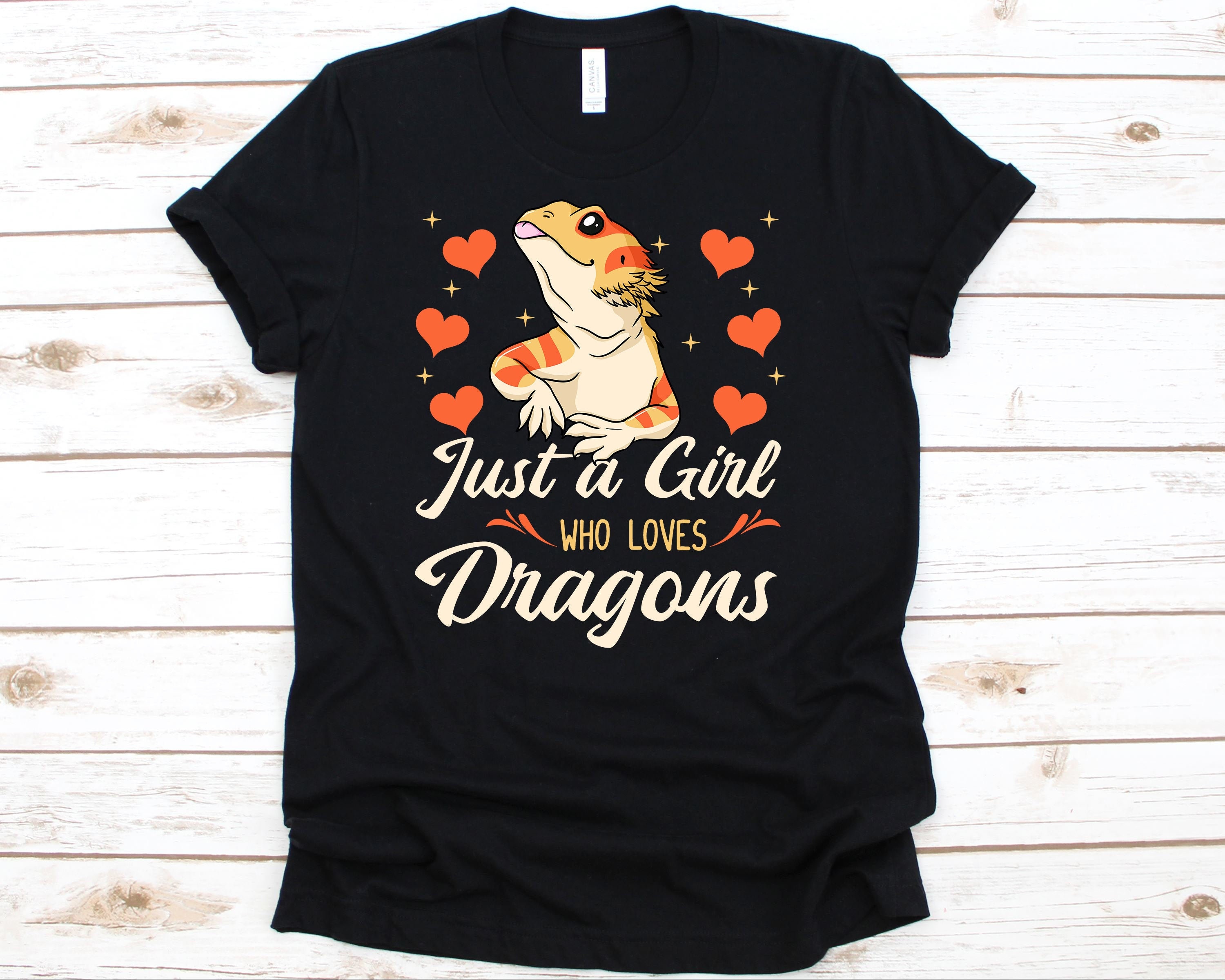 Bearded Dragon Shirt - Just A Girl Who Loves Bearded Dragon T-Shirt Bearded Dragon Shirt - Just A Girl Who Loves Bearded Dragon T-Shirt
