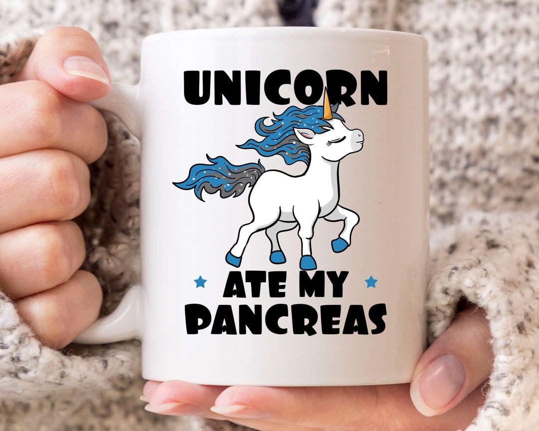 Unicorn Ate My Pancreas Mug Cute Diabetes Awareness Coffee - Etsy